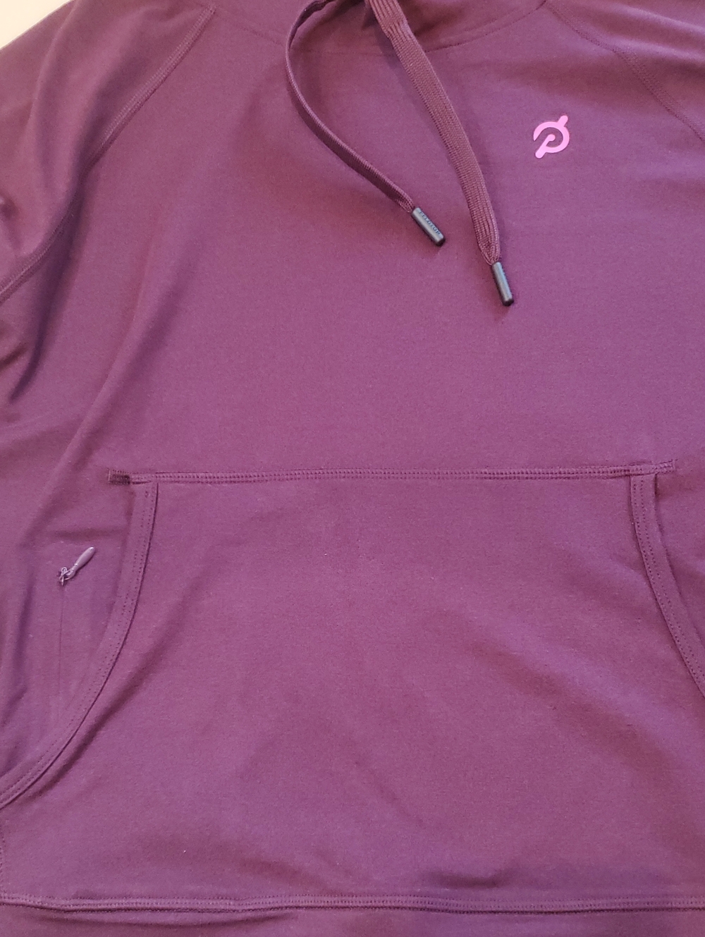 NWT Peloton Dream Blend Maroon/Purple Hoodie with Pink Logo Women's Large - Picture 8 of 8